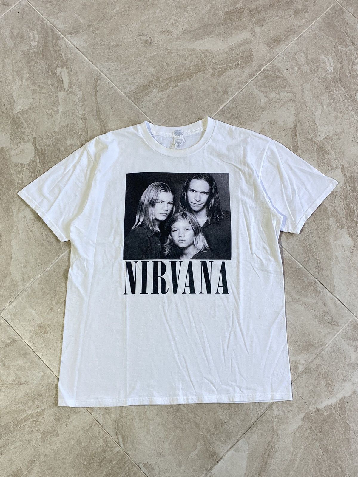 Band Tees × Nirvana Nirvana white band t-shirt Size US M / EU 48-50 / 2 - 1 Thumbnail
