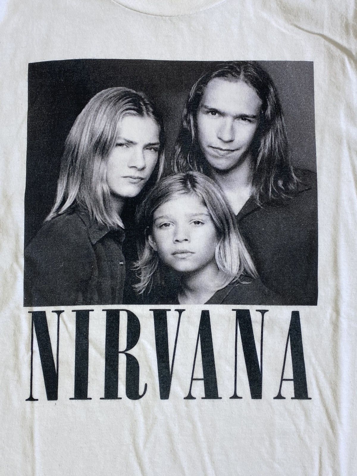 Band Tees × Nirvana Nirvana white band t-shirt Size US M / EU 48-50 / 2 - 4 Thumbnail