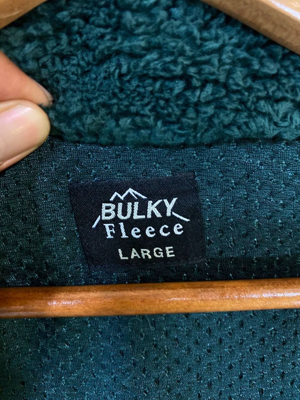 Japanese Brand × Uniqlo Uniqlo Japanese Brands Green Bulky Fleece jacket Size US L / EU 52-54 / 3 - 8 Thumbnail