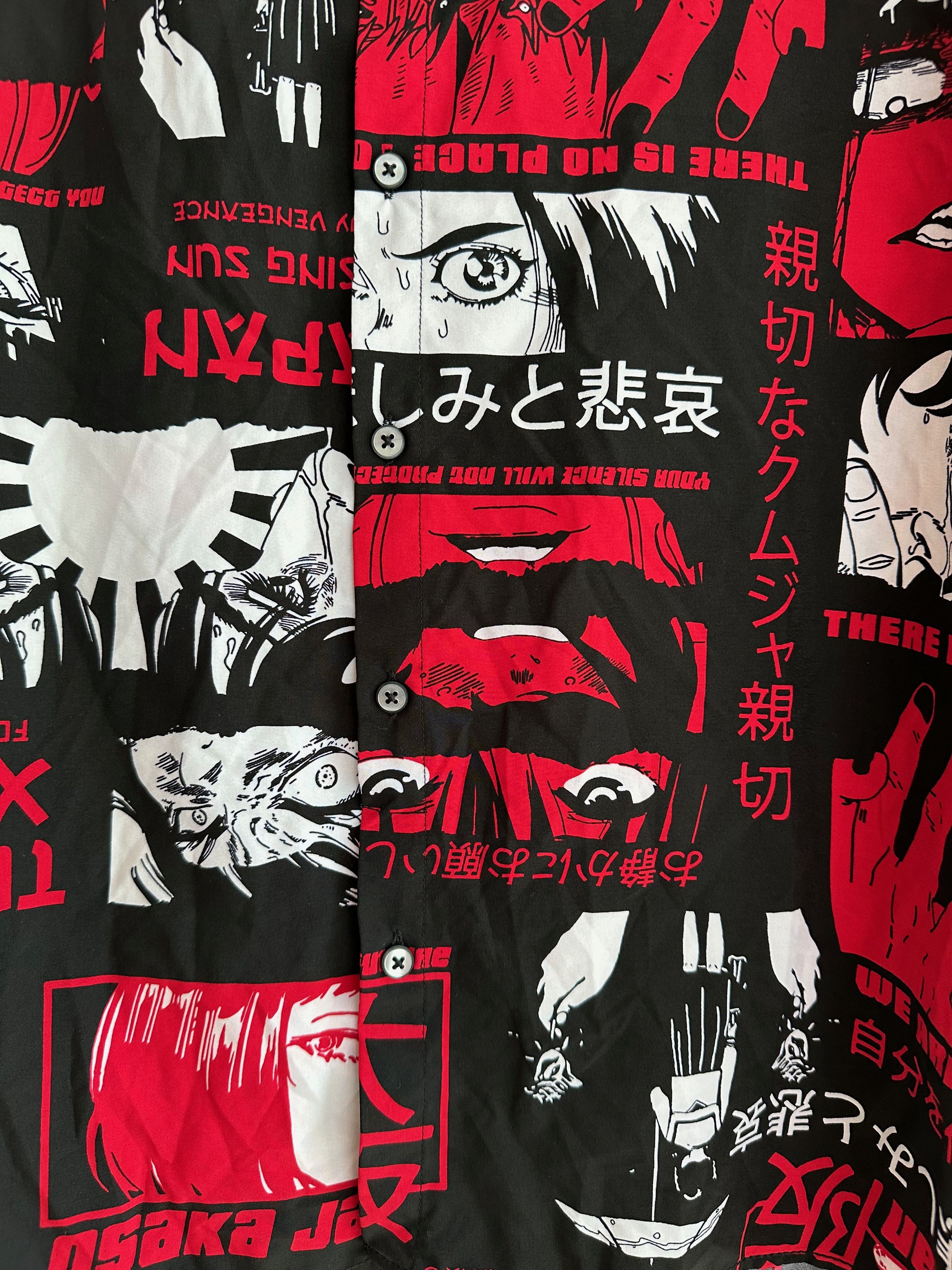 Japanese Brand Japanese Style comics shirt crazy hawaiian anime Size US M / EU 48-50 / 2 - 4 Thumbnail