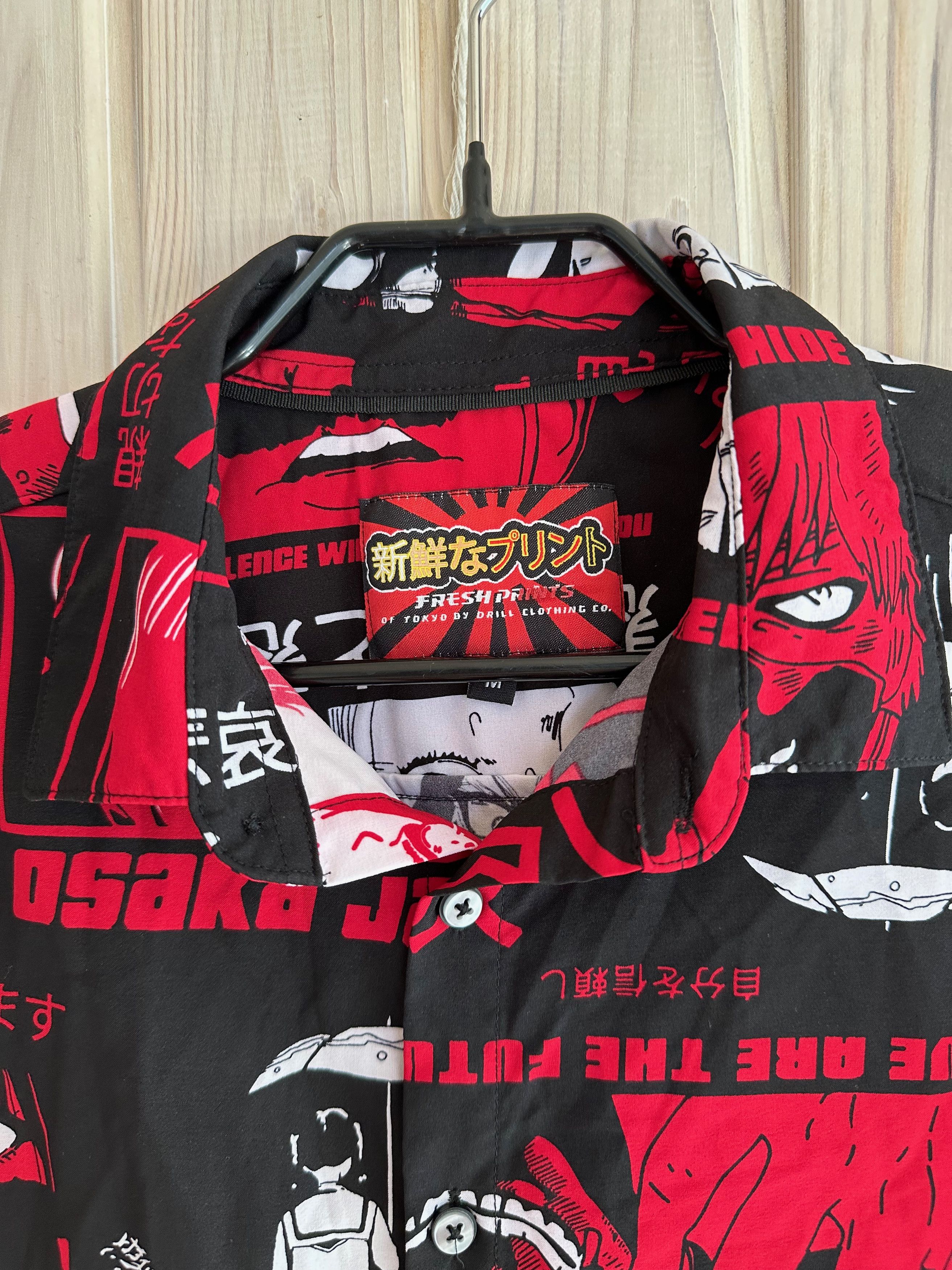 Japanese Brand Japanese Style comics shirt crazy hawaiian anime Size US M / EU 48-50 / 2 - 5 Thumbnail