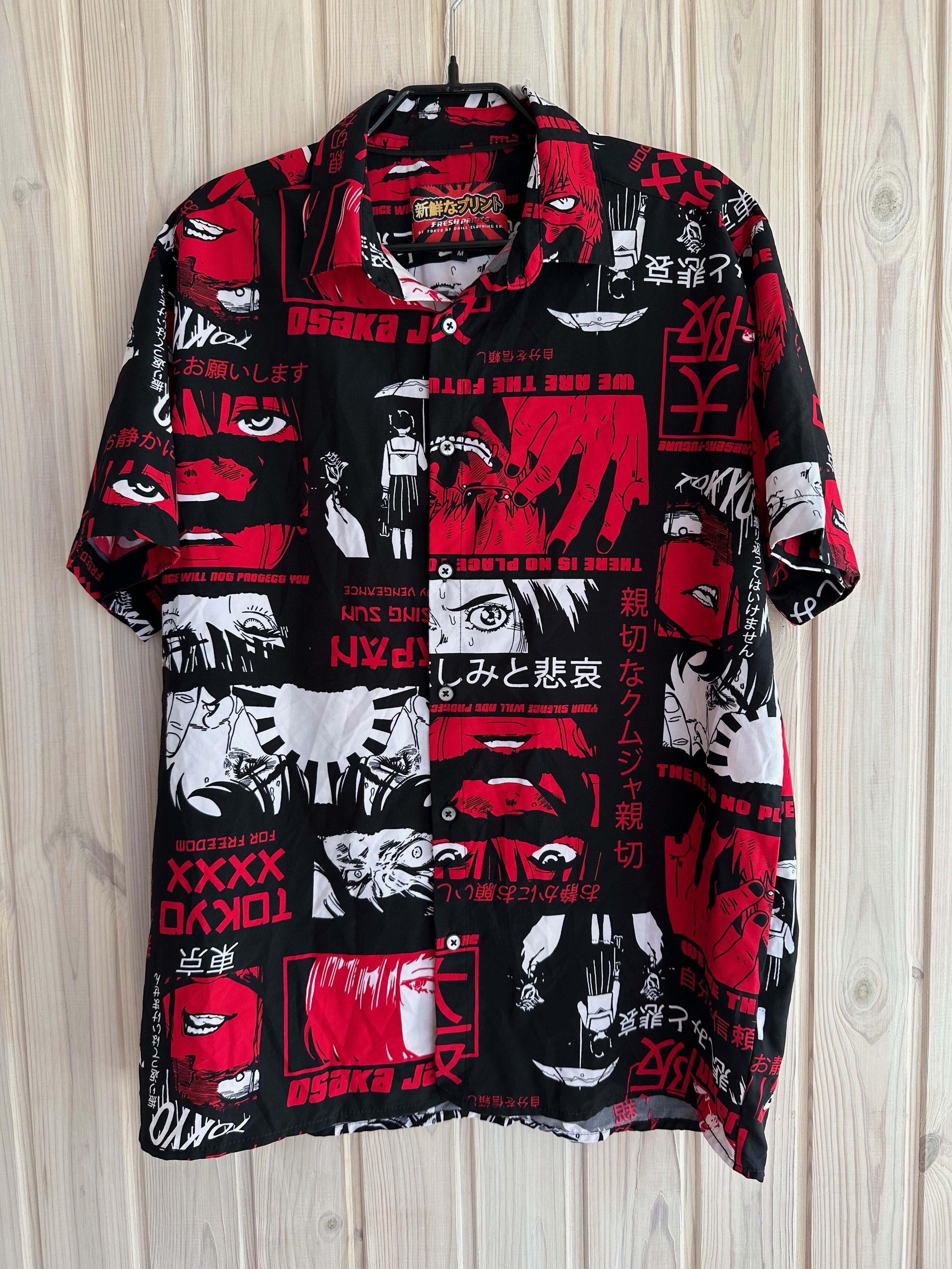 Japanese Brand Japanese Style comics shirt crazy hawaiian anime Size US M / EU 48-50 / 2 - 2 Thumbnail