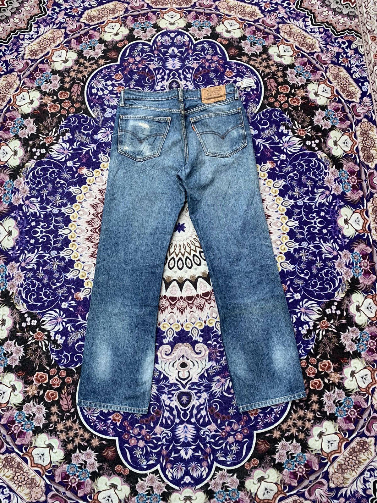Levi's Vintage Clothing Vintage Levis 605 Orange Tag Distressed Denim Size US 32 / EU 48 - 7 Thumbnail