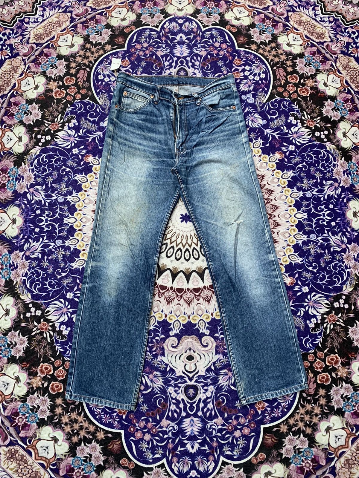 Levi's Vintage Clothing Vintage Levis 605 Orange Tag Distressed Denim Size US 32 / EU 48 - 1 Thumbnail