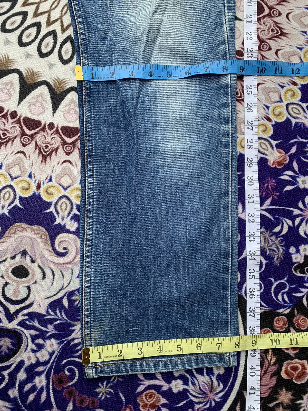Levi's Vintage Clothing Vintage Levis 605 Orange Tag Distressed Denim Size US 32 / EU 48 - 15 Thumbnail