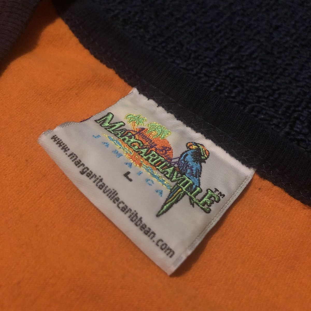 Band Tees Vintage 90s Jimmy Buffett Margaritaville Jamaica Ringer Tee Size US L / EU 52-54 / 3 - 8 Thumbnail