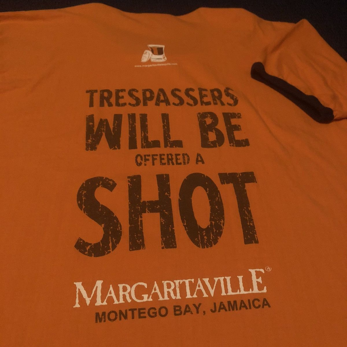 Band Tees Vintage 90s Jimmy Buffett Margaritaville Jamaica Ringer Tee Size US L / EU 52-54 / 3 - 1 Thumbnail