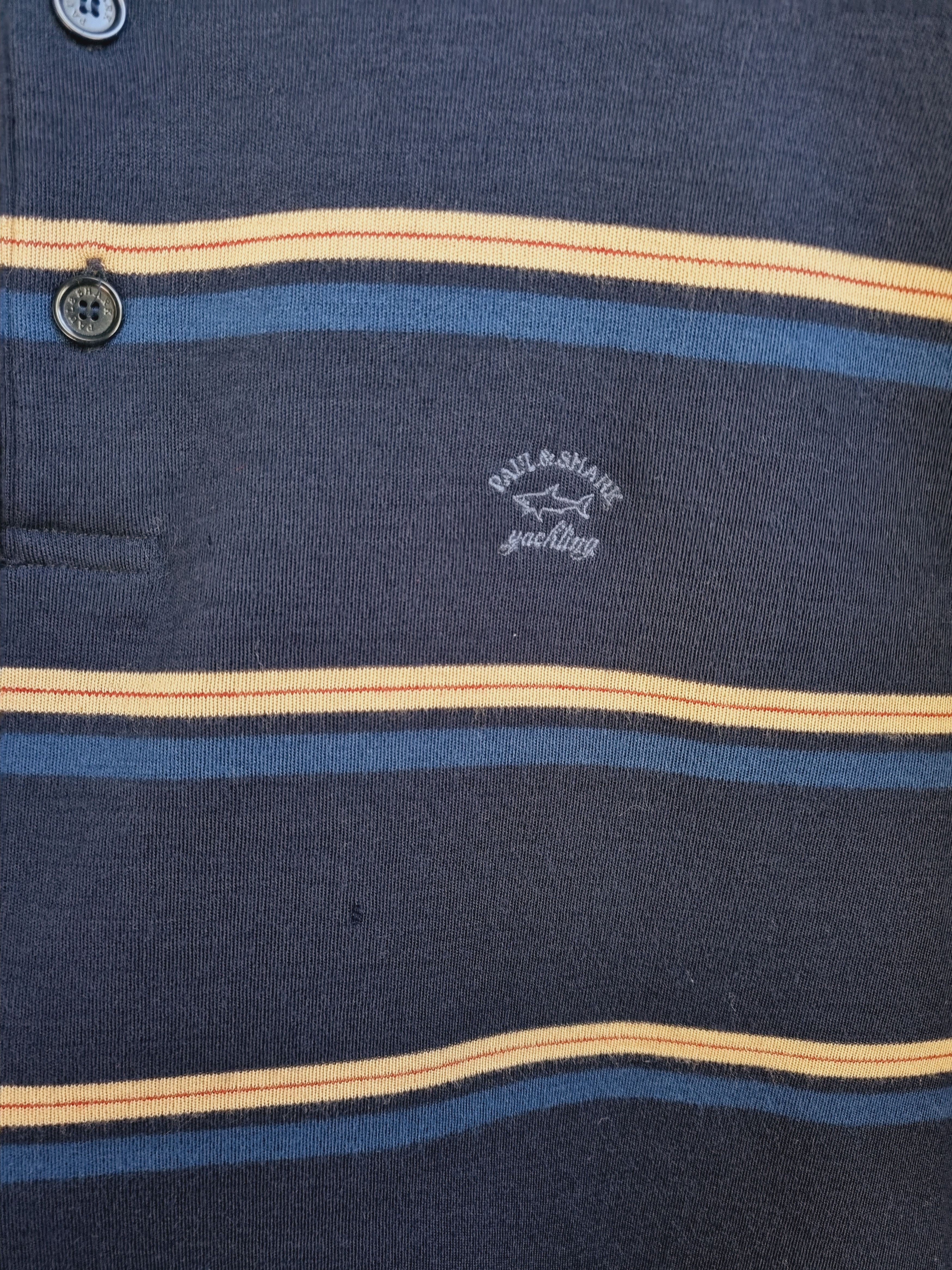 Paul & Shark × Vintage Rare PAUL and SHARK Stripes Sayling Wool Sweater Size US M / EU 48-50 / 2 - 10 Thumbnail