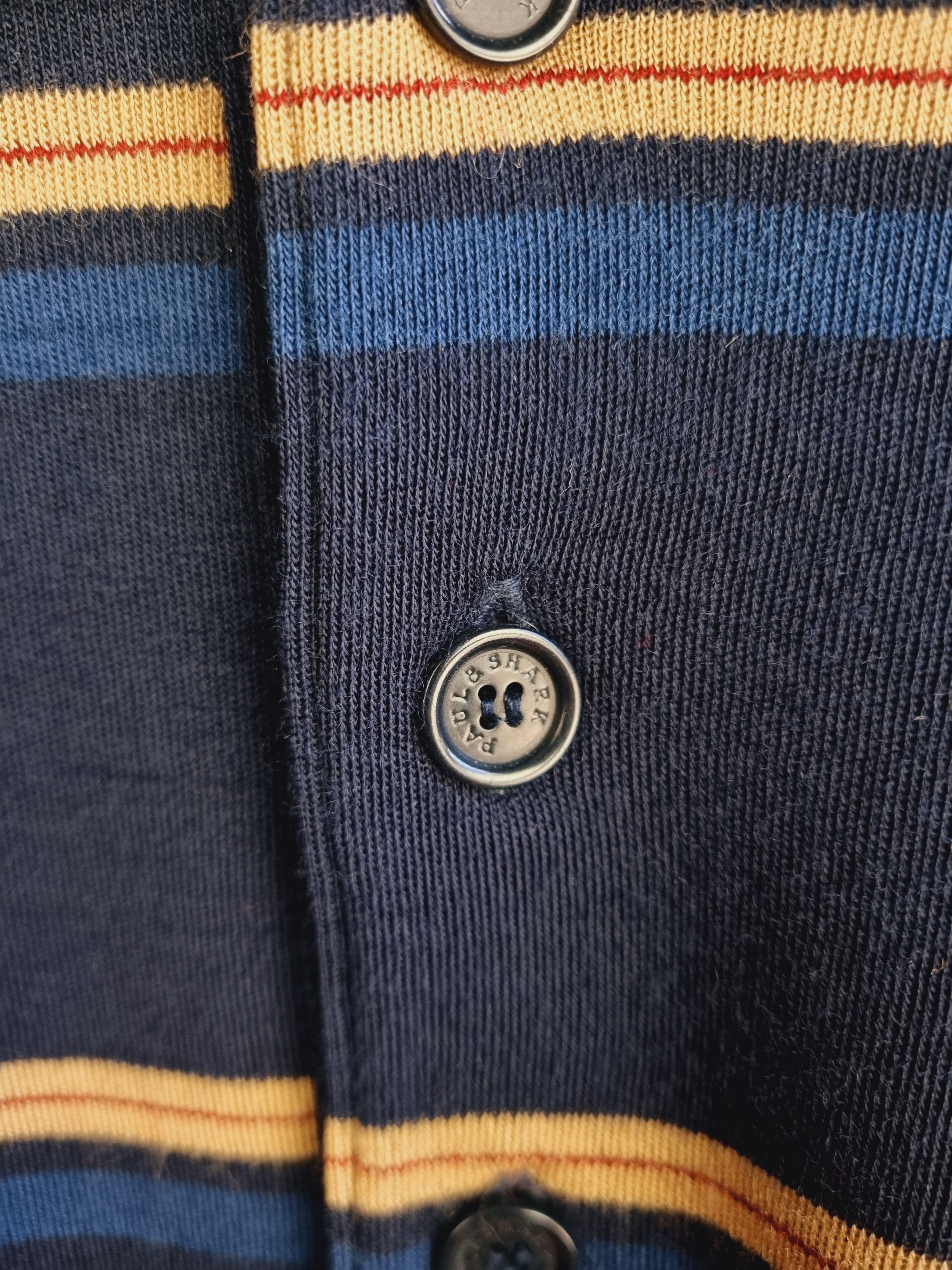 Paul & Shark × Vintage Rare PAUL and SHARK Stripes Sayling Wool Sweater Size US M / EU 48-50 / 2 - 7 Thumbnail