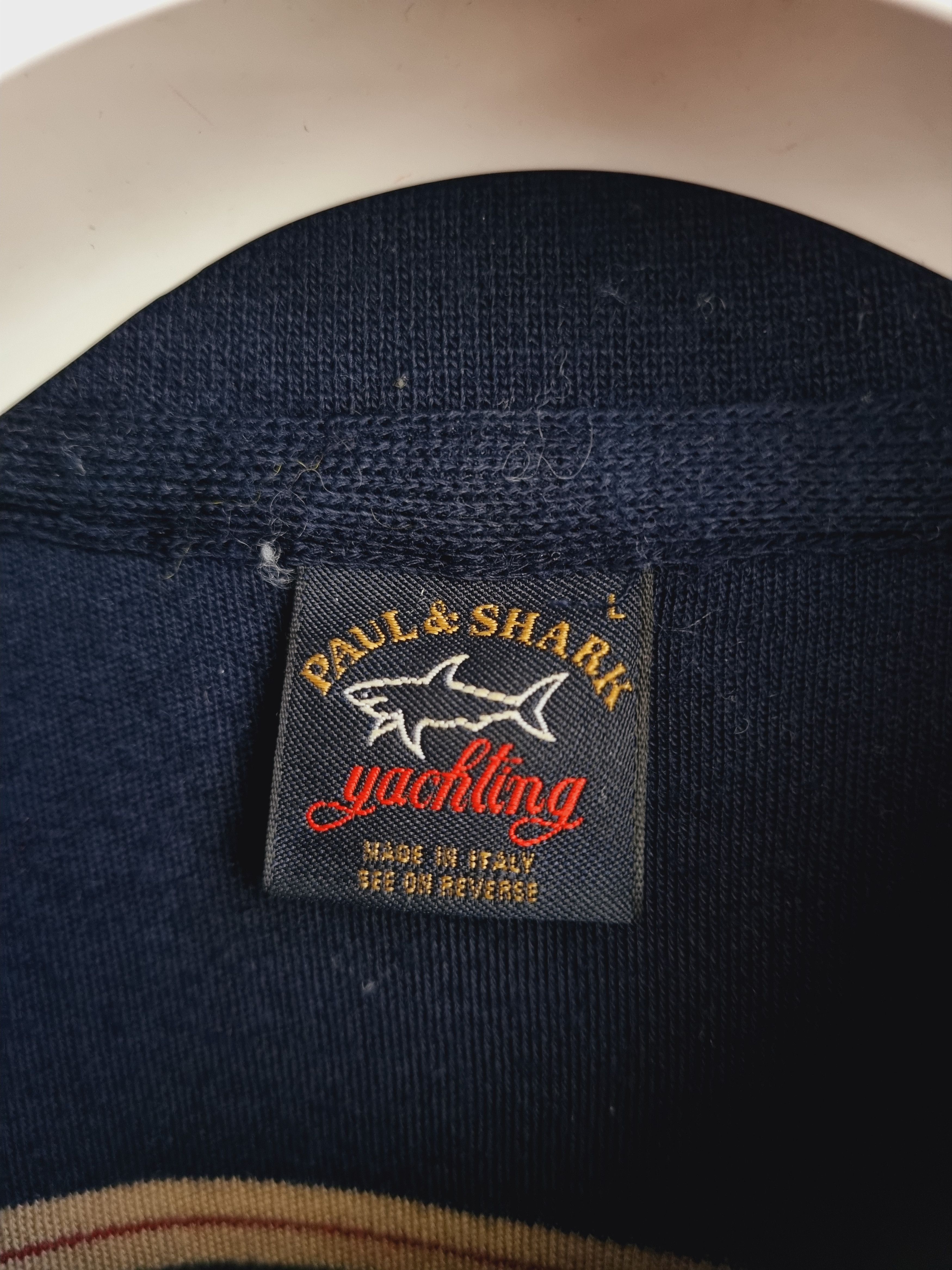 Paul & Shark × Vintage Rare PAUL and SHARK Stripes Sayling Wool Sweater Size US M / EU 48-50 / 2 - 2 Thumbnail