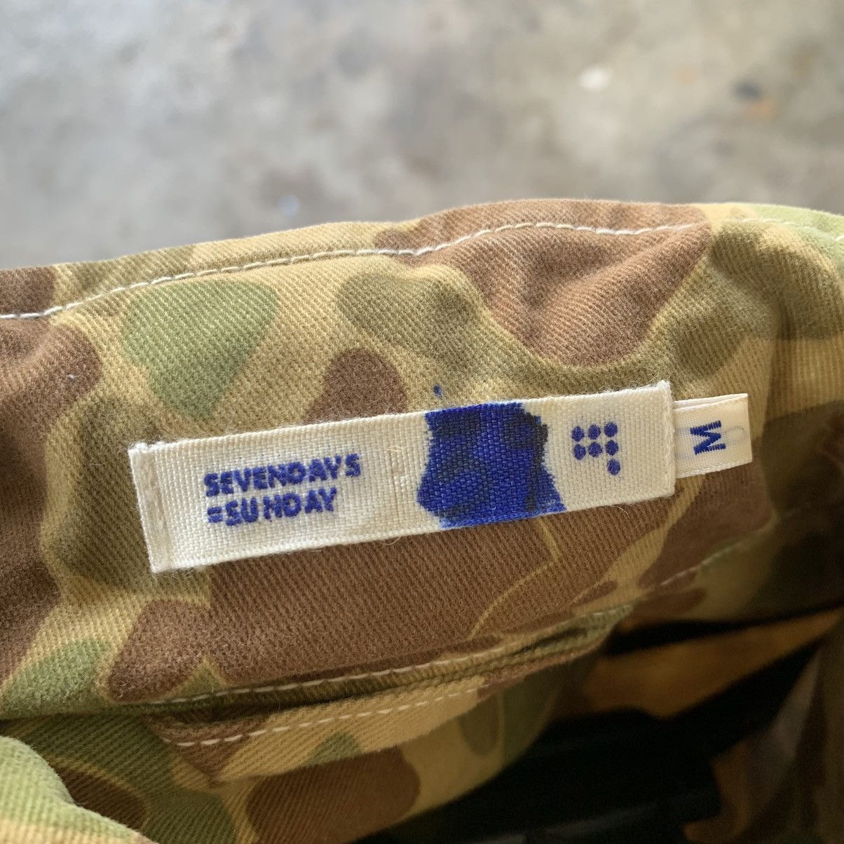 Japanese Brand Sevendays=sunday camo light jacket Size US M / EU 48-50 / 2 - 4 Thumbnail