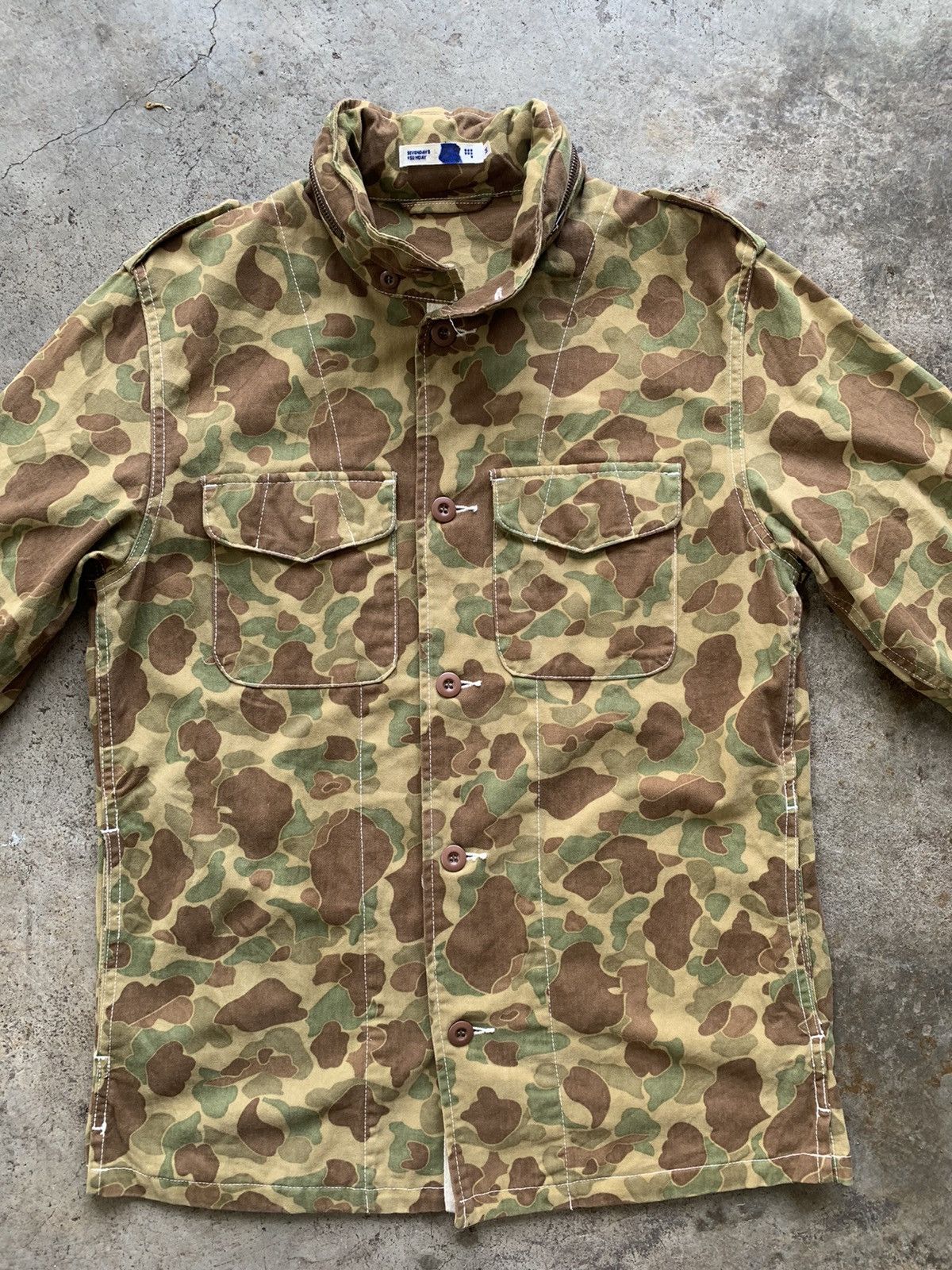 Japanese Brand Sevendays=sunday camo light jacket Size US M / EU 48-50 / 2 - 8 Thumbnail