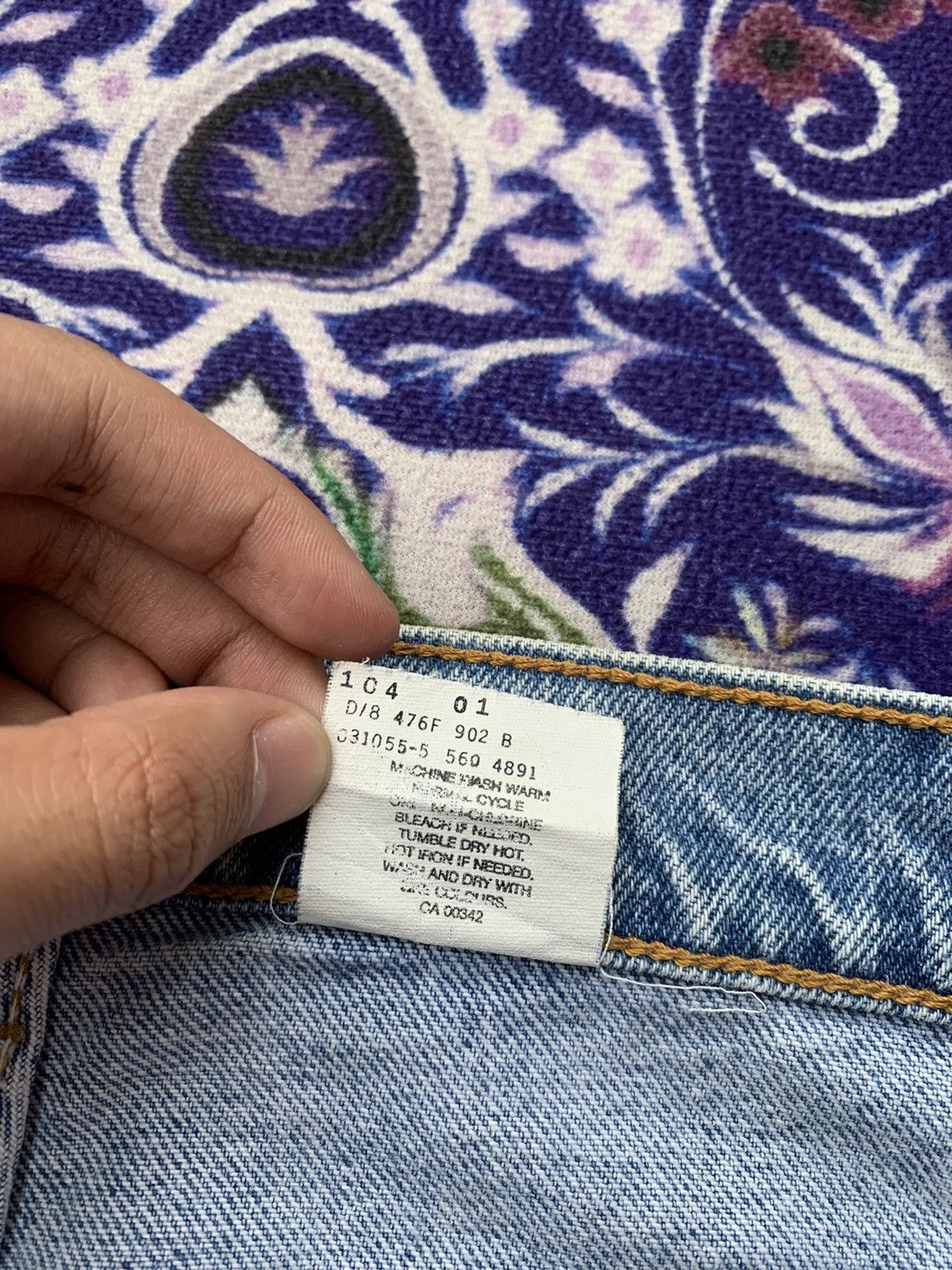 Other Vintage Levis 560 Distressed Denim Size US 30 / EU 46 - 5 Thumbnail