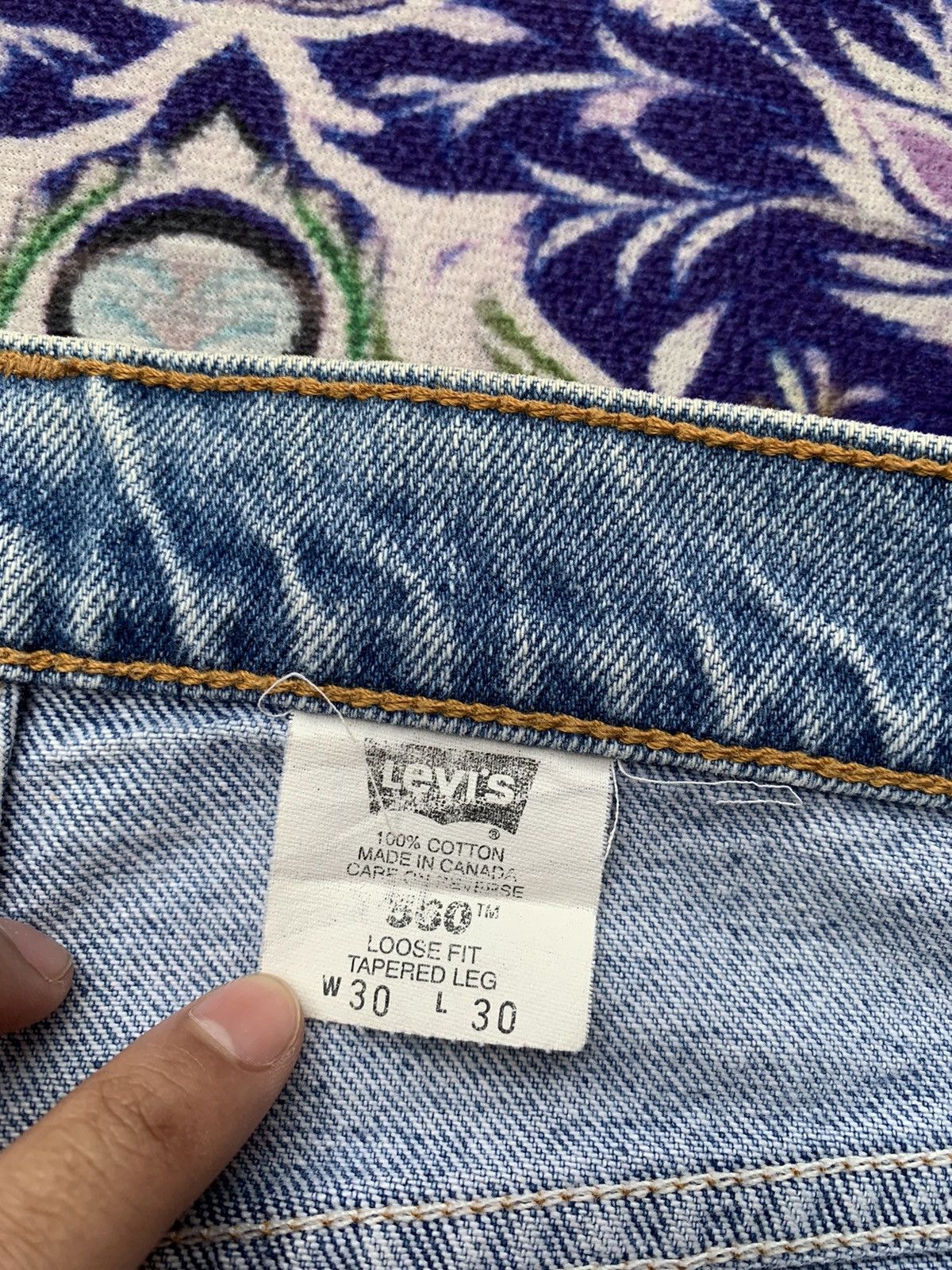 Other Vintage Levis 560 Distressed Denim Size US 30 / EU 46 - 4 Thumbnail