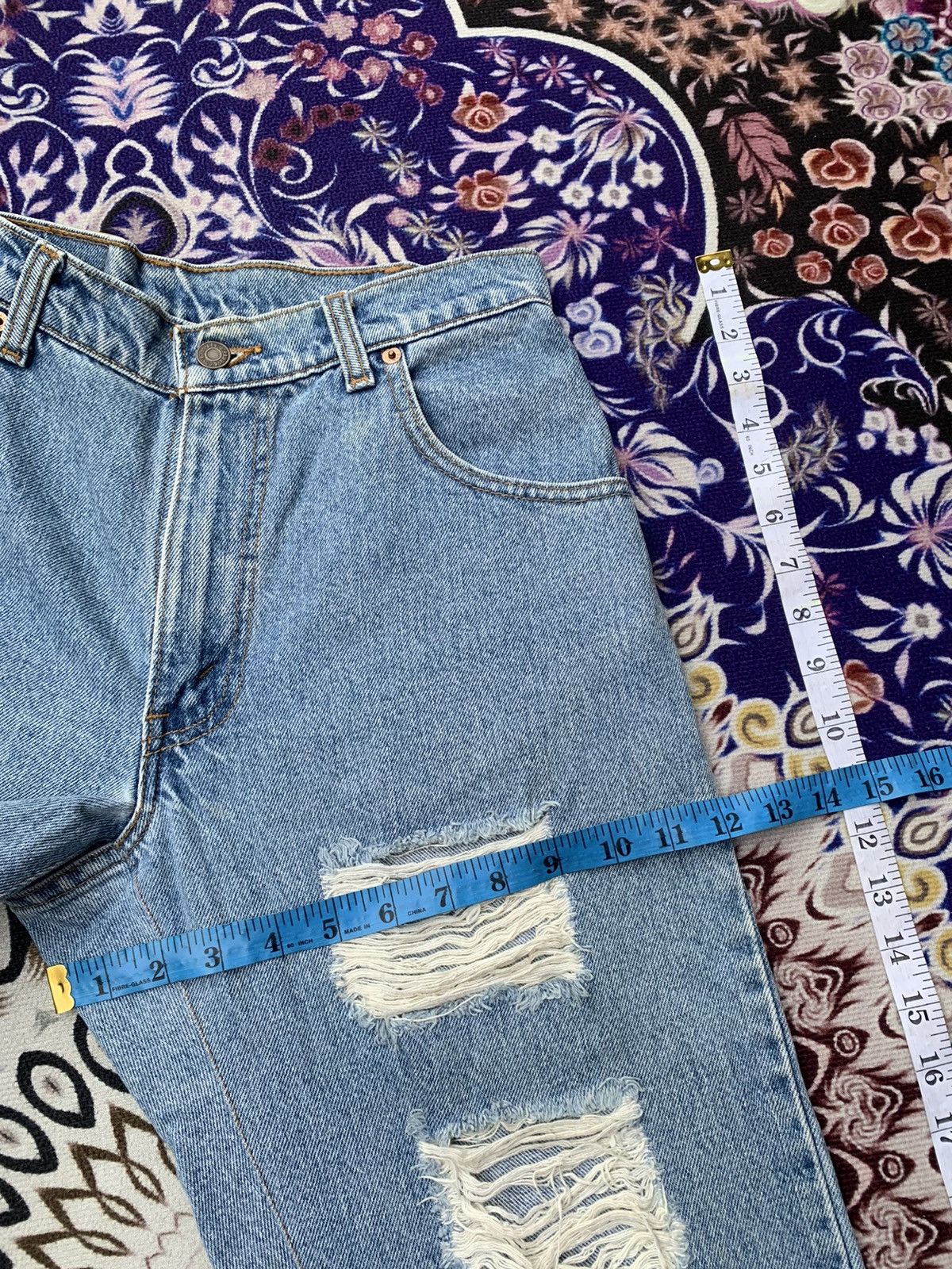 Other Vintage Levis 560 Distressed Denim Size US 30 / EU 46 - 11 Thumbnail