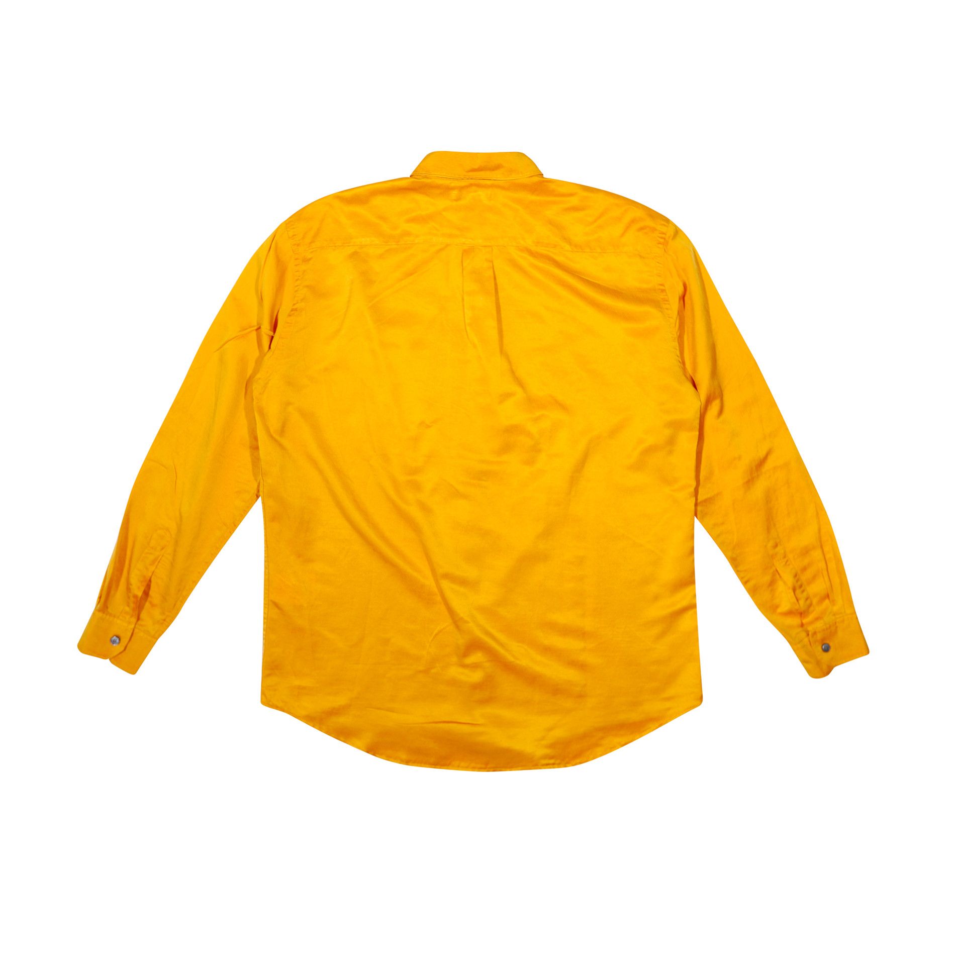 Our Legacy Orange Cotton Silk Blend Shirt Size US M / EU 48-50 / 2 - 2 Thumbnail