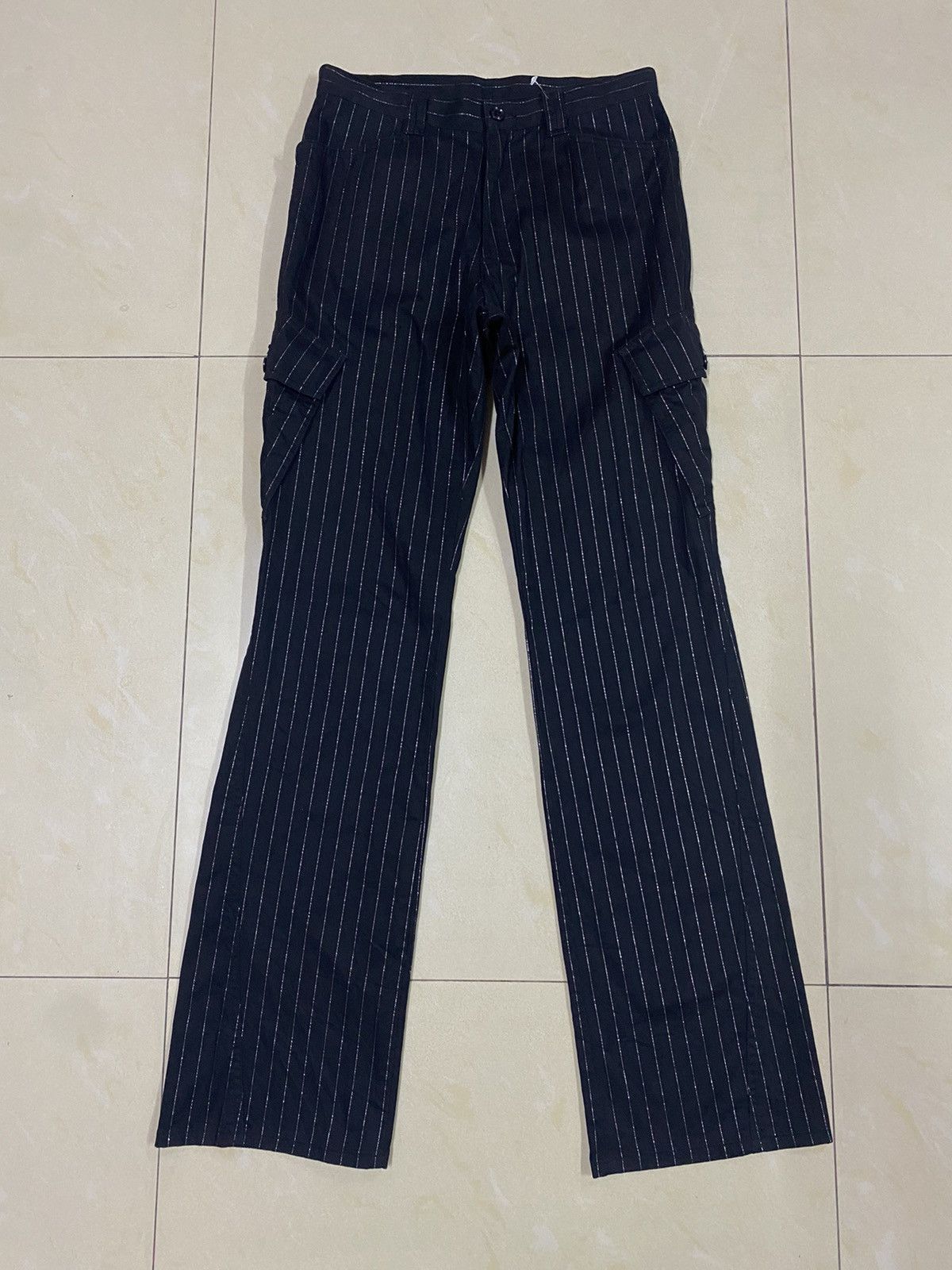 image of 20471120 x Beauty Beast Asm Stripe Cargo Pants in Black, Men's (Size 28)