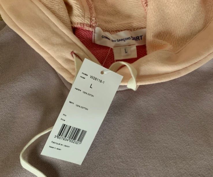 Comme des Garcons Comme Des Garcons Shirt Logo Hoodie SZ L Size US L / EU 52-54 / 3 - 5 Thumbnail