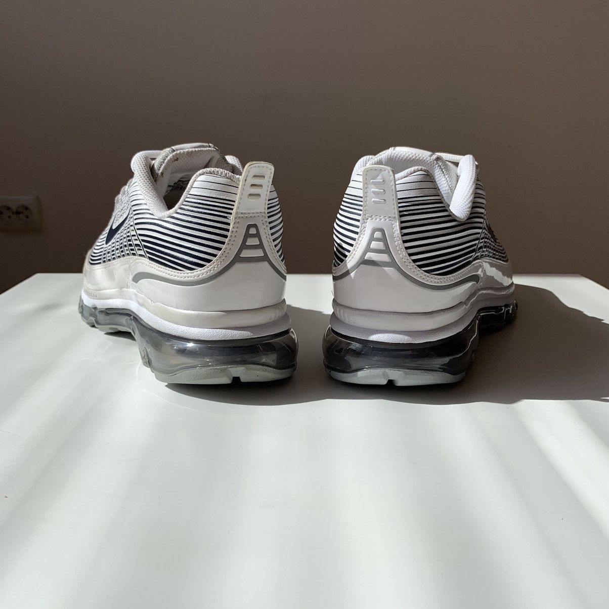 Nike !NEW Nike Air Max 2006 (360) Leather White Obsidian Size US 9 / EU 42 - 7 Thumbnail