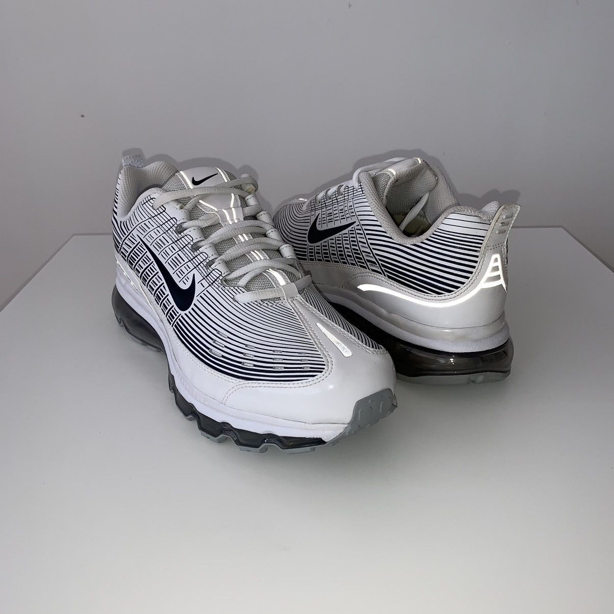 Nike !NEW Nike Air Max 2006 (360) Leather White Obsidian Size US 9 / EU 42 - 13 Thumbnail