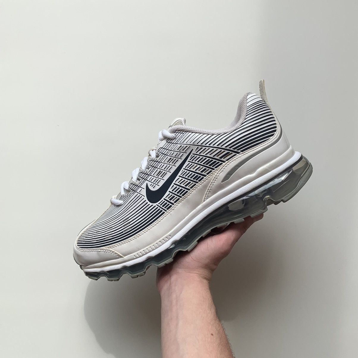 Nike !NEW Nike Air Max 2006 (360) Leather White Obsidian Size US 9 / EU 42 - 9 Thumbnail