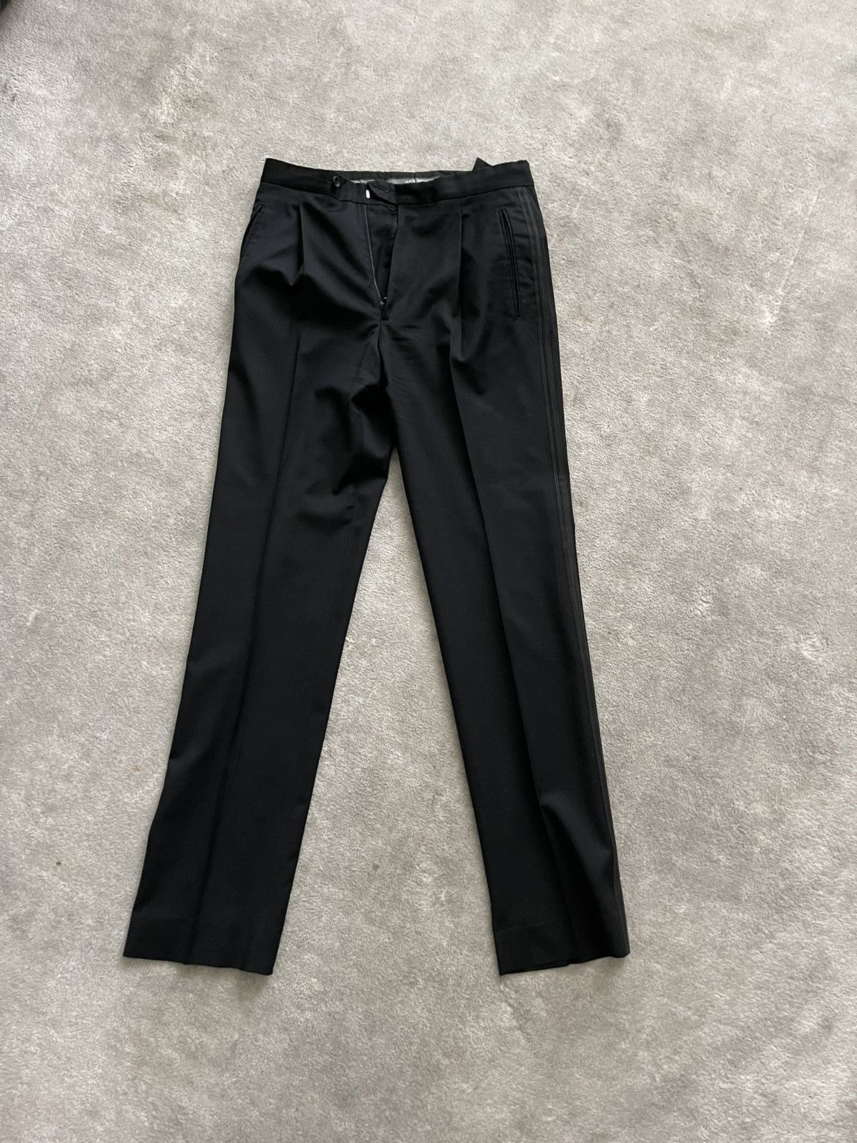 Giorgio Armani Black Armani Peak Lapel Wool Tuxedo Size 36R - 8 Thumbnail
