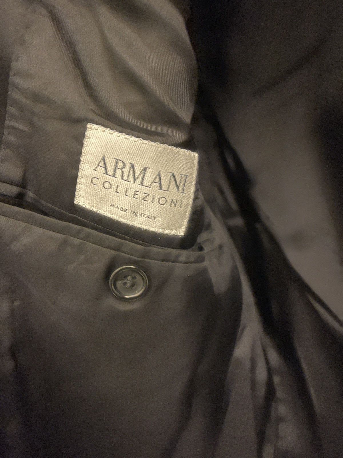 Giorgio Armani Black Armani Peak Lapel Wool Tuxedo Size 36R - 4 Thumbnail
