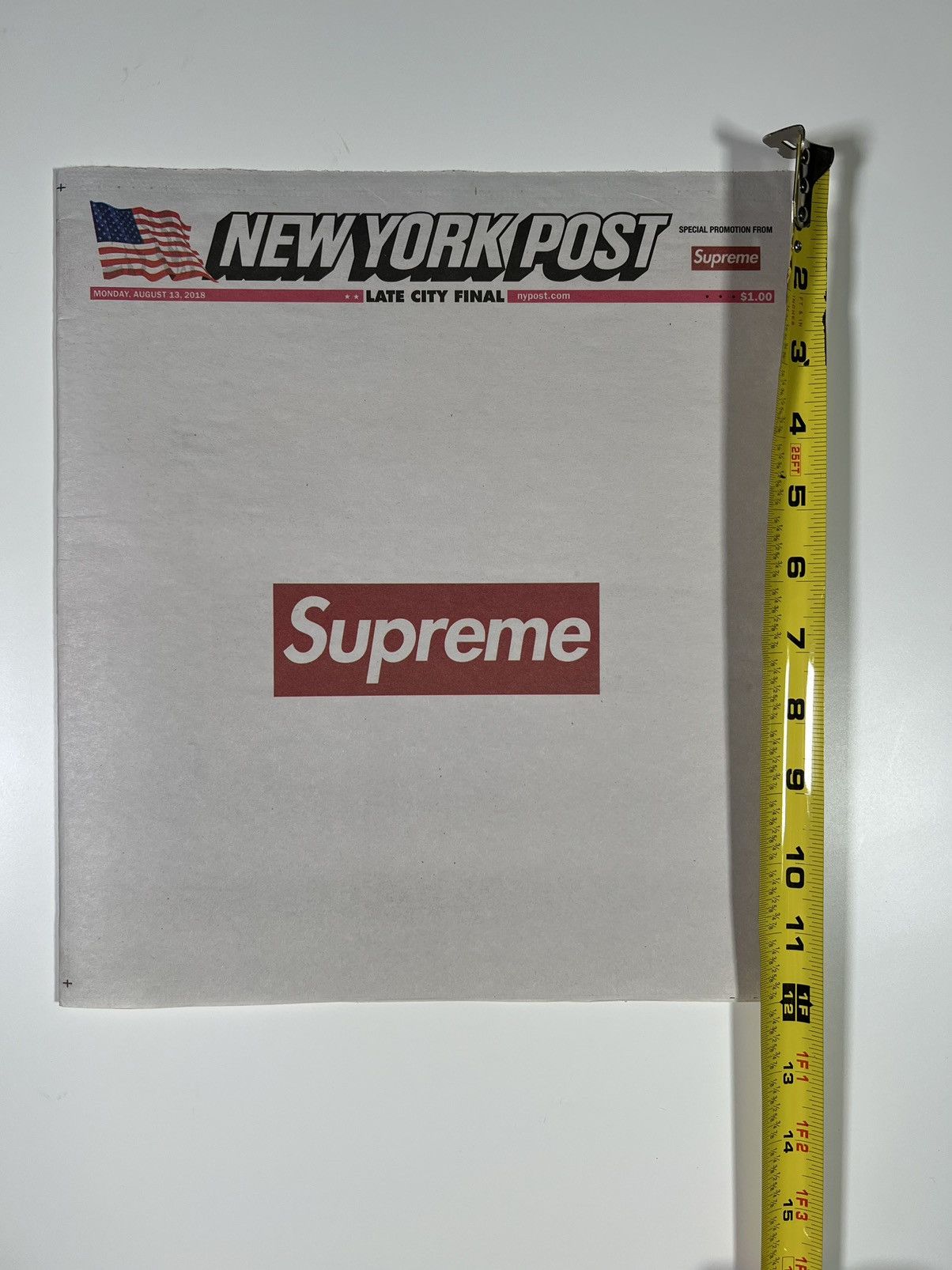 Supreme Supreme New York Post Advertisement Article Size ONE SIZE - 3 Thumbnail