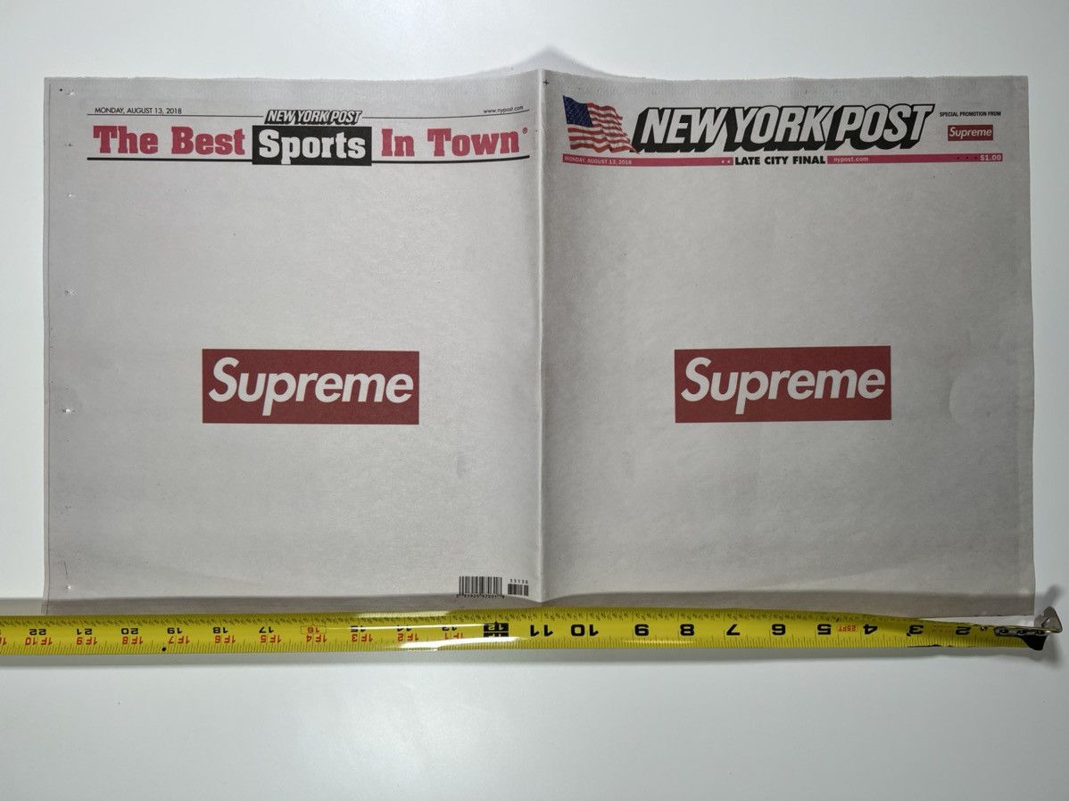 Supreme Supreme New York Post Advertisement Article Size ONE SIZE - 4 Thumbnail