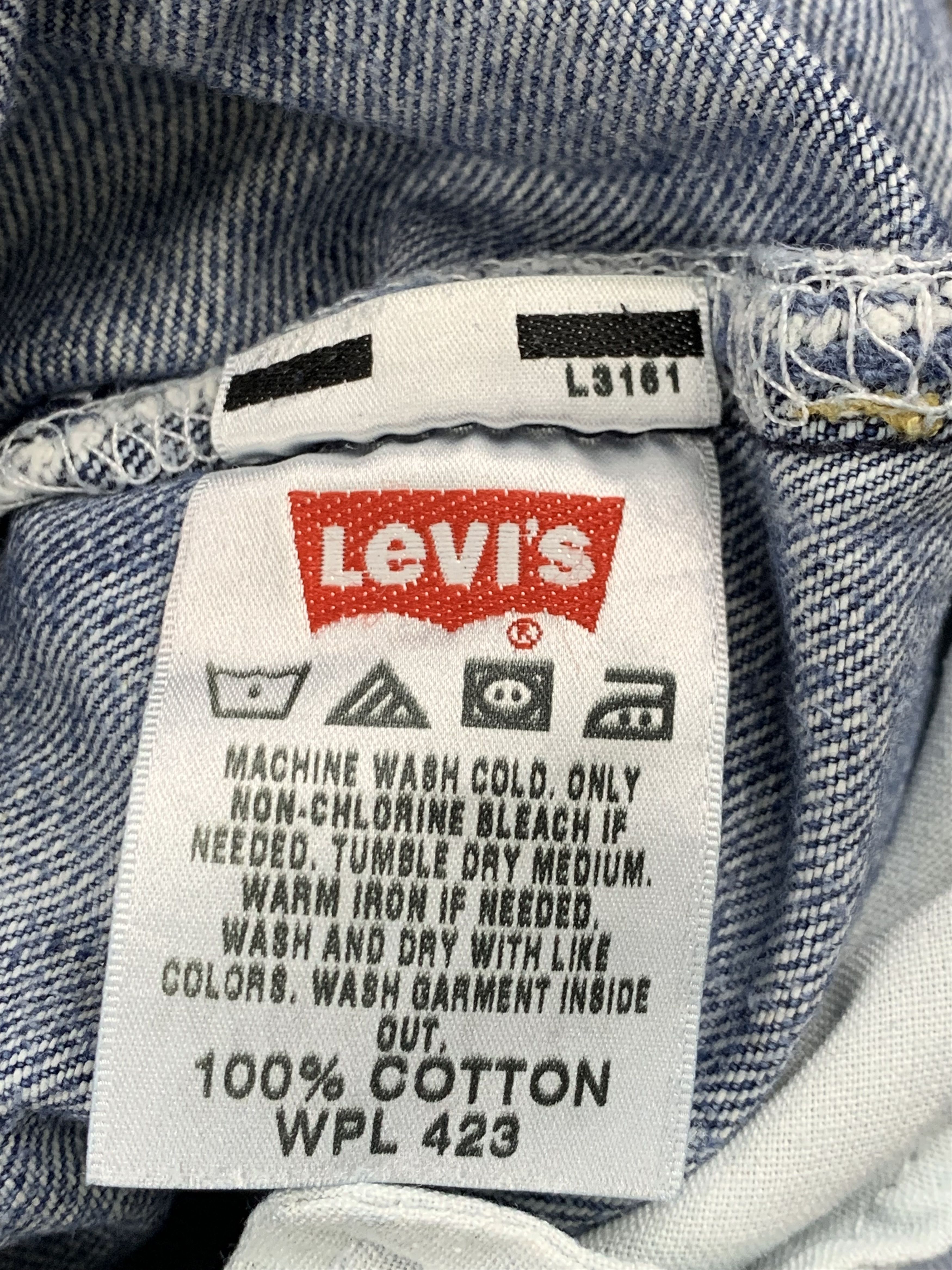 Levi's Vintage Levis 501 Light Wash Distressed Jeans DP1832 Size US 30 / EU 46 - 8 Thumbnail