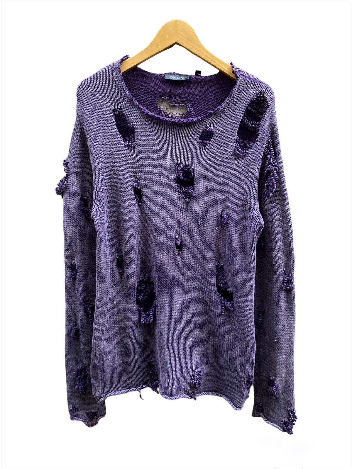 Yasuyuki Ishii 90’s Destroyed SunFaded Knit ERD Balenciaga Paly Hollywood Size US M / EU 48-50 / 2 - 1 Thumbnail