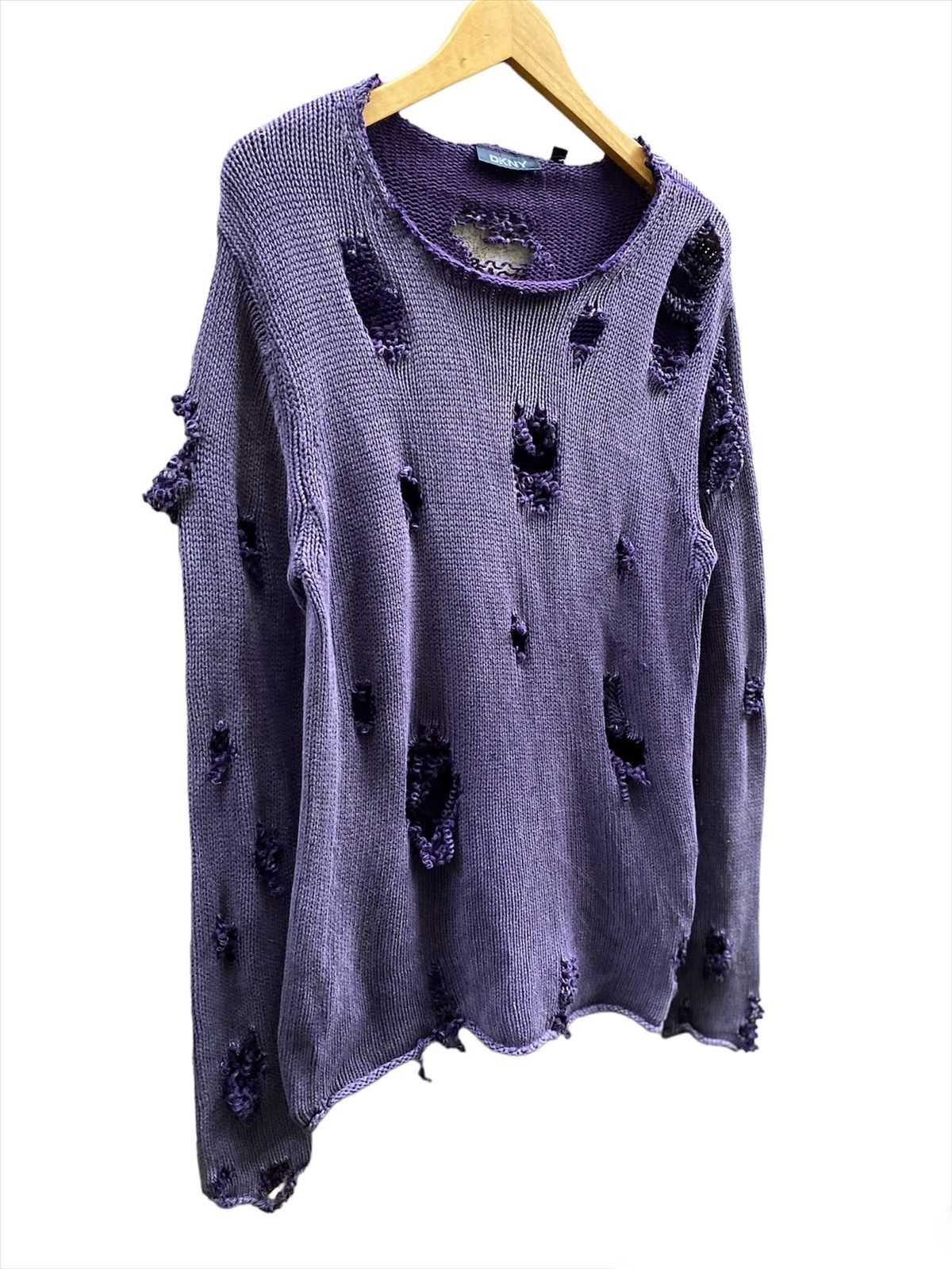 Yasuyuki Ishii 90’s Destroyed SunFaded Knit ERD Balenciaga Paly Hollywood Size US M / EU 48-50 / 2 - 2 Thumbnail