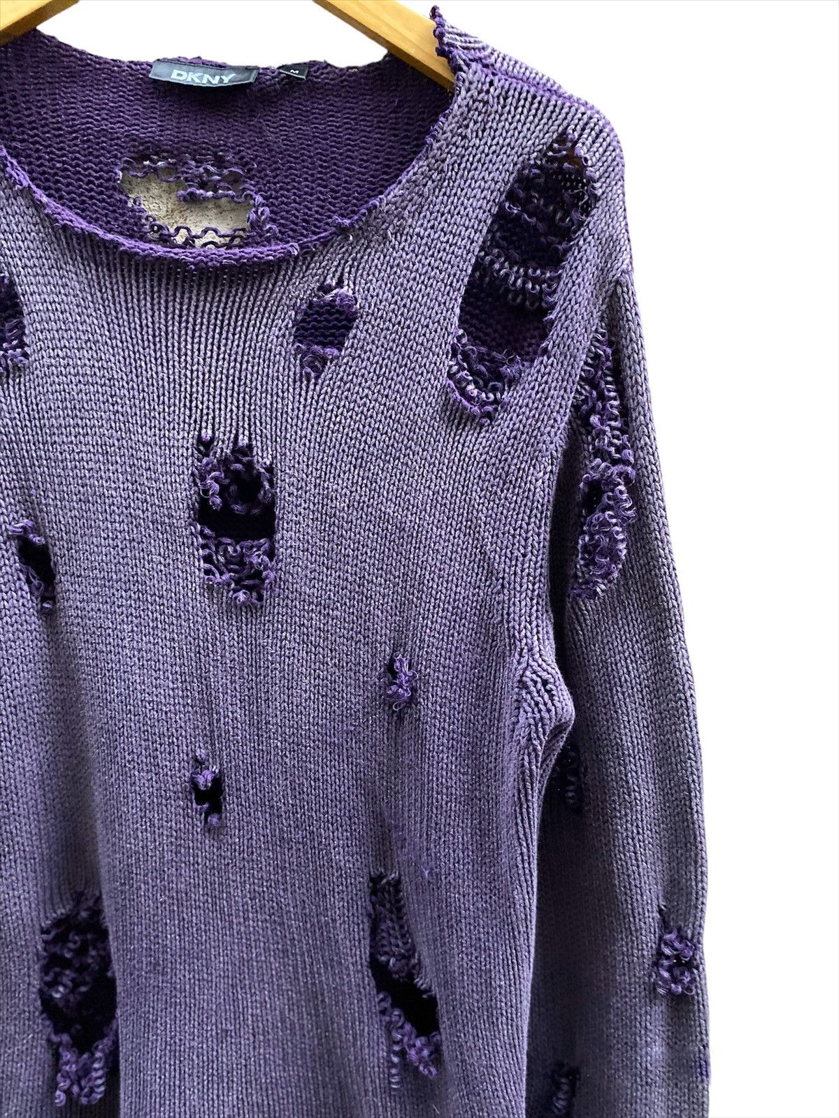 Yasuyuki Ishii 90’s Destroyed SunFaded Knit ERD Balenciaga Paly Hollywood Size US M / EU 48-50 / 2 - 4 Thumbnail