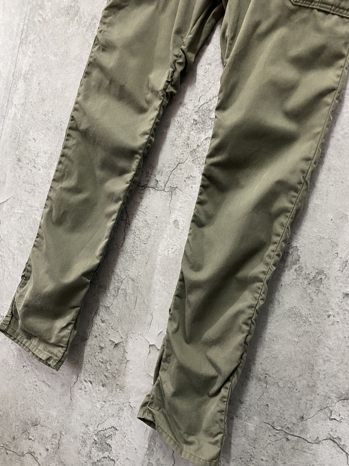 Designer × Japanese Brand Dominate Handcrafted Japan Cargo Bush Stacked Pants Size US 32 / EU 48 - 8 Thumbnail