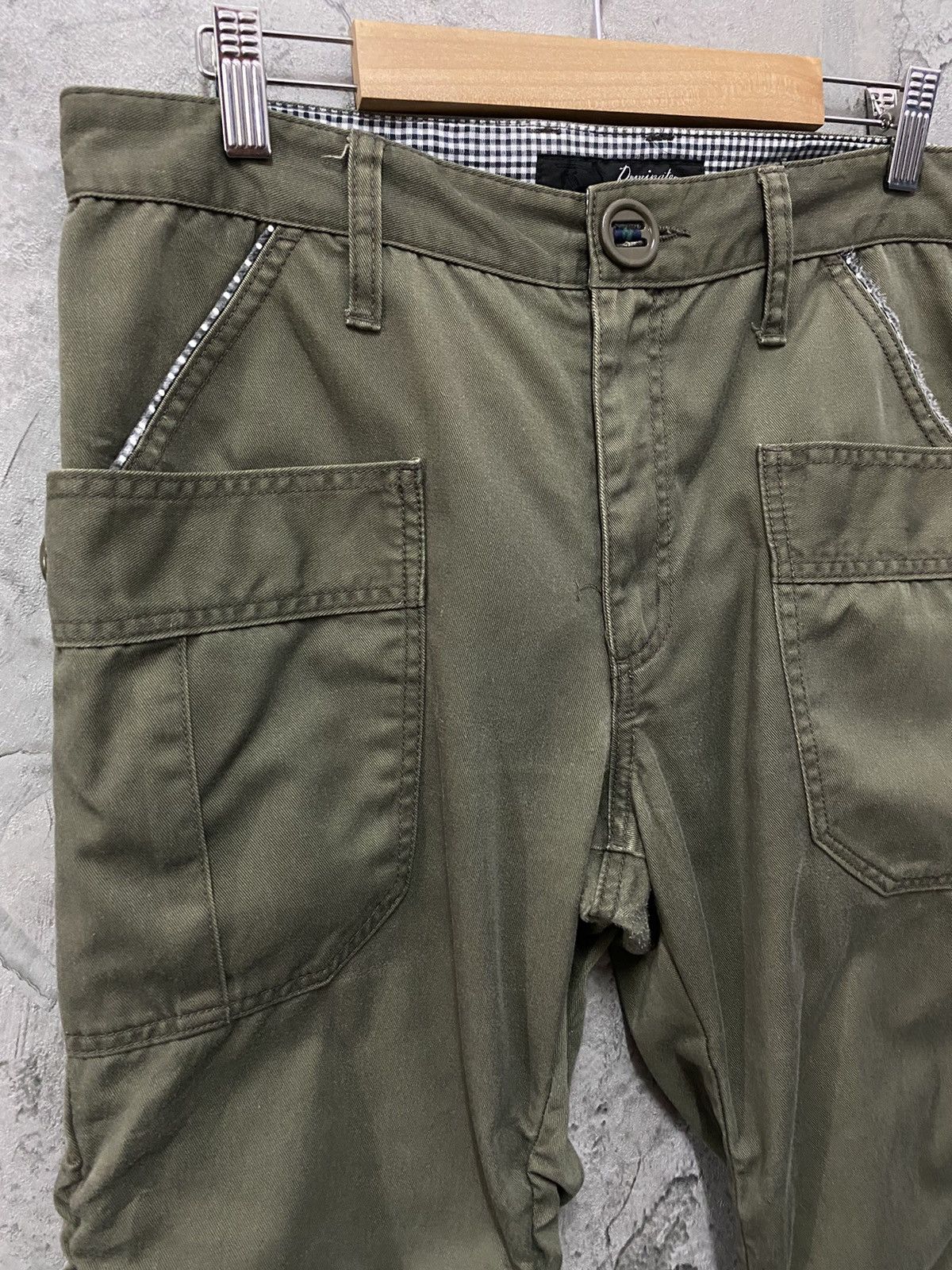 Designer × Japanese Brand Dominate Handcrafted Japan Cargo Bush Stacked Pants Size US 32 / EU 48 - 7 Thumbnail