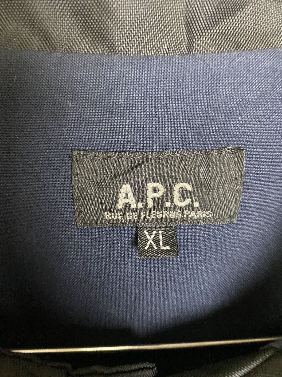 A.P.C. A.P.C Waterproof Coach Jacket MATERIAL Spell Out Size US XL / EU 56 / 4 - 7 Thumbnail
