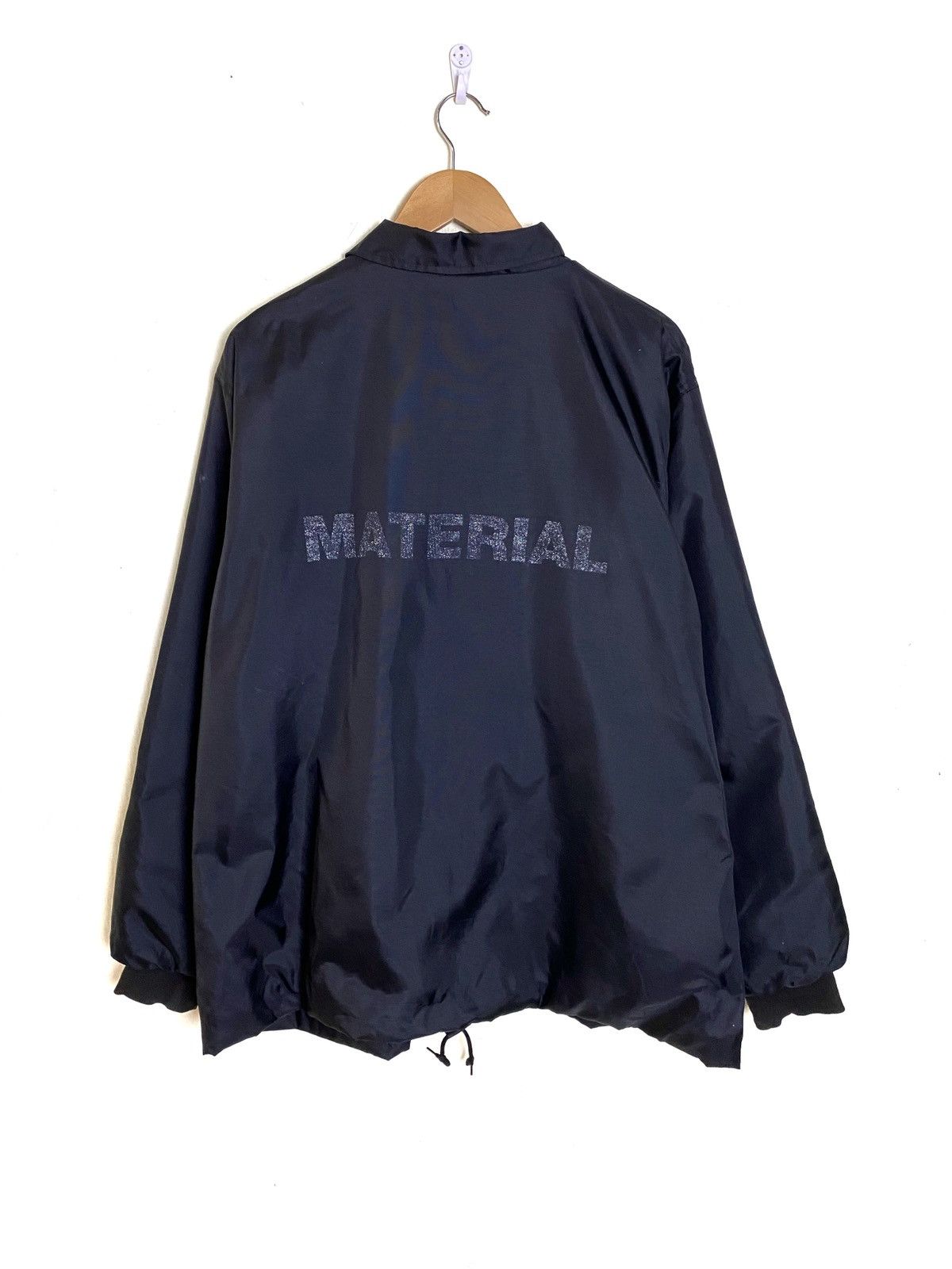 A.P.C. A.P.C Waterproof Coach Jacket MATERIAL Spell Out Size US XL / EU 56 / 4 - 2 Thumbnail