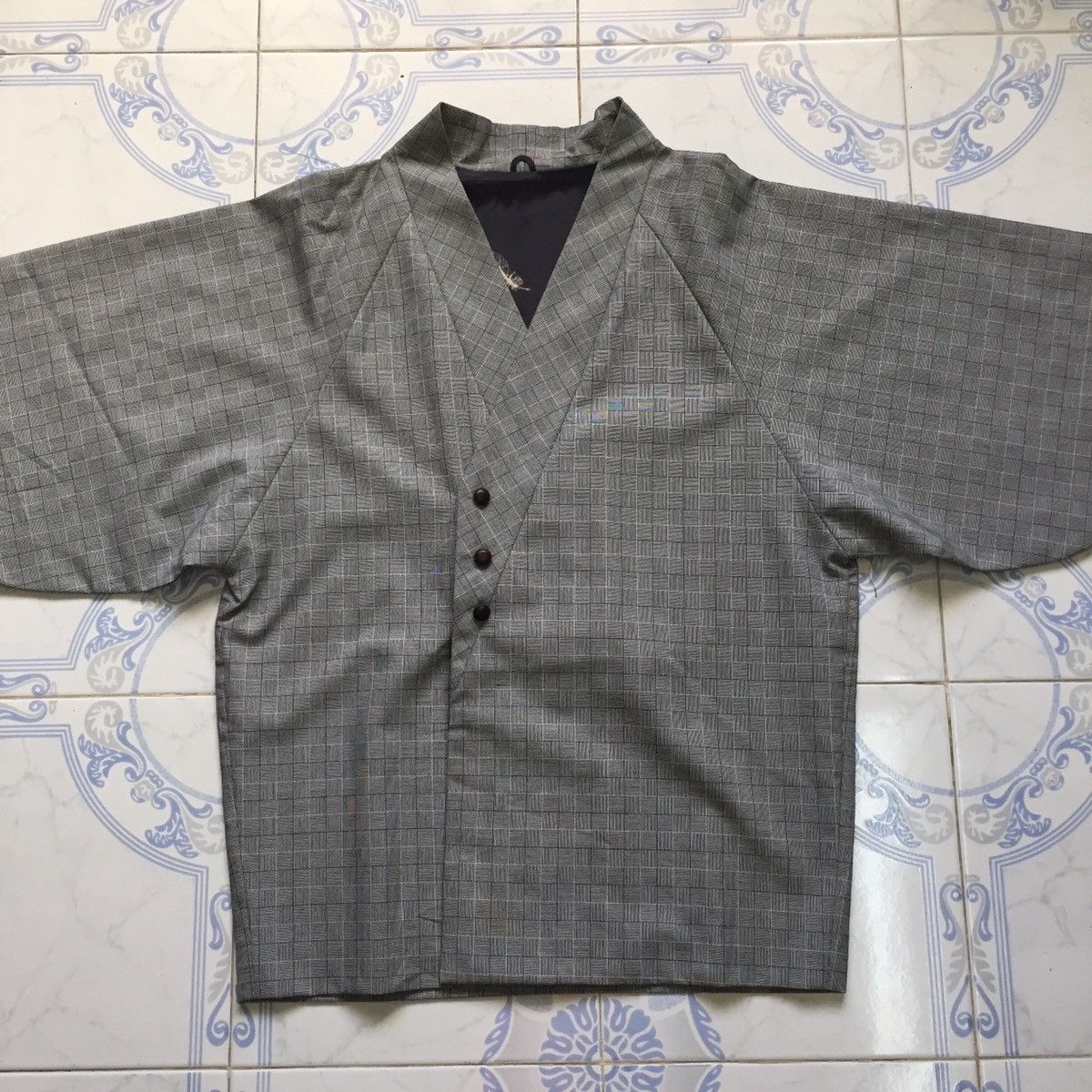 Japanese Brand Kimono Boss Blazer Style Checkered Size US L / EU 52-54 / 3 - 20 Thumbnail