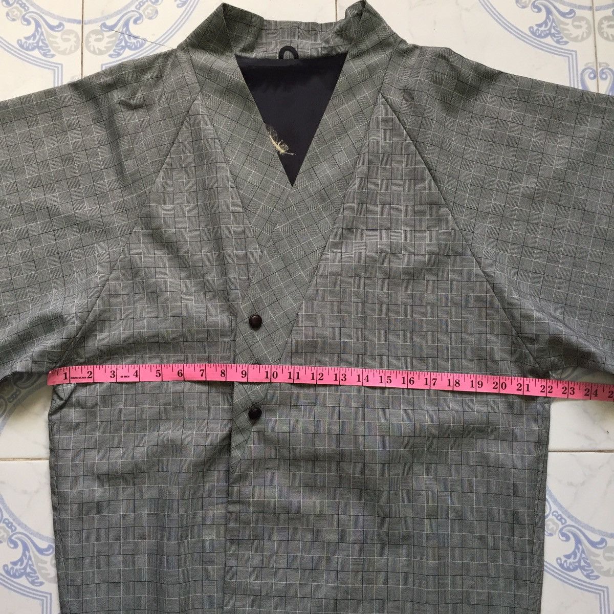 Japanese Brand Kimono Boss Blazer Style Checkered Size US L / EU 52-54 / 3 - 21 Thumbnail