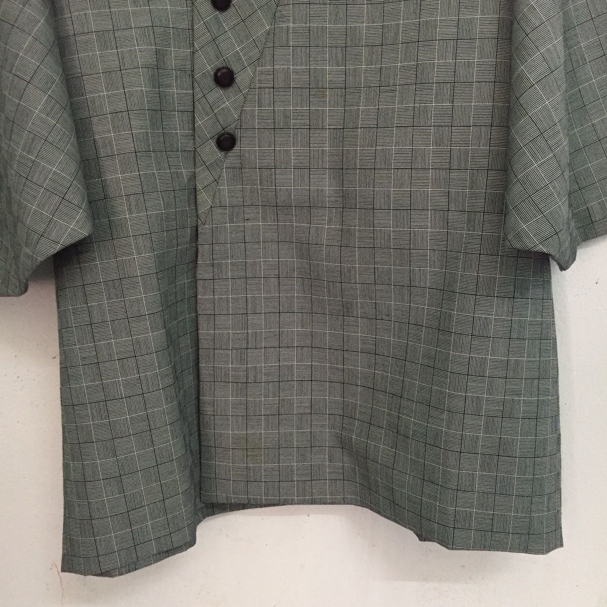 Japanese Brand Kimono Boss Blazer Style Checkered Size US L / EU 52-54 / 3 - 3 Thumbnail