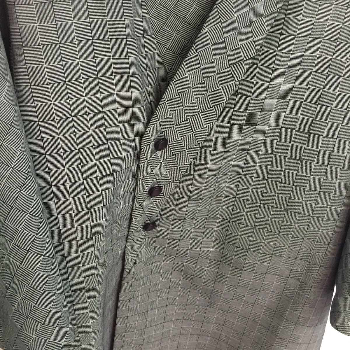 Japanese Brand Kimono Boss Blazer Style Checkered Size US L / EU 52-54 / 3 - 5 Thumbnail