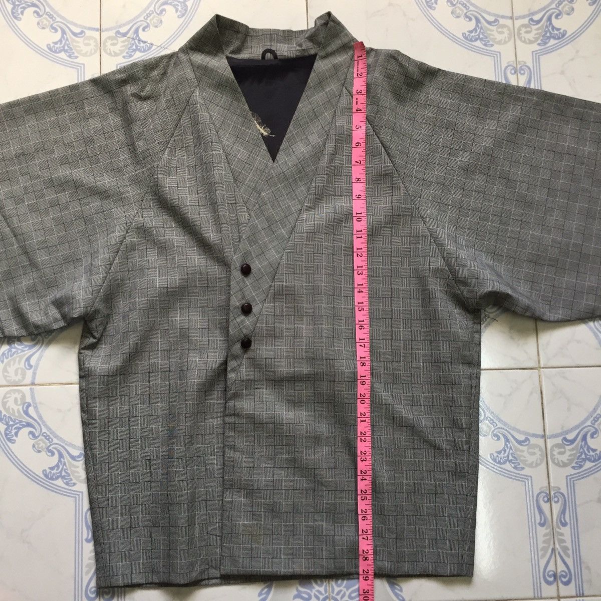 Japanese Brand Kimono Boss Blazer Style Checkered Size US L / EU 52-54 / 3 - 22 Thumbnail
