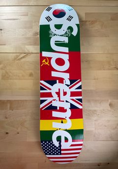 Supreme Flags Skateboard | Grailed