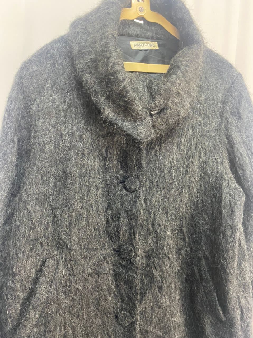Japanese Brand × Vintage Vintage mohair button up jacket by part-two Size M / US 6-8 / IT 42-44 - 7 Thumbnail