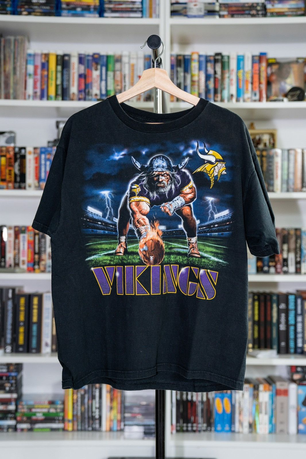 Minnesota Vikings Football Men's Streetwear Short Sleeve T-Shirts