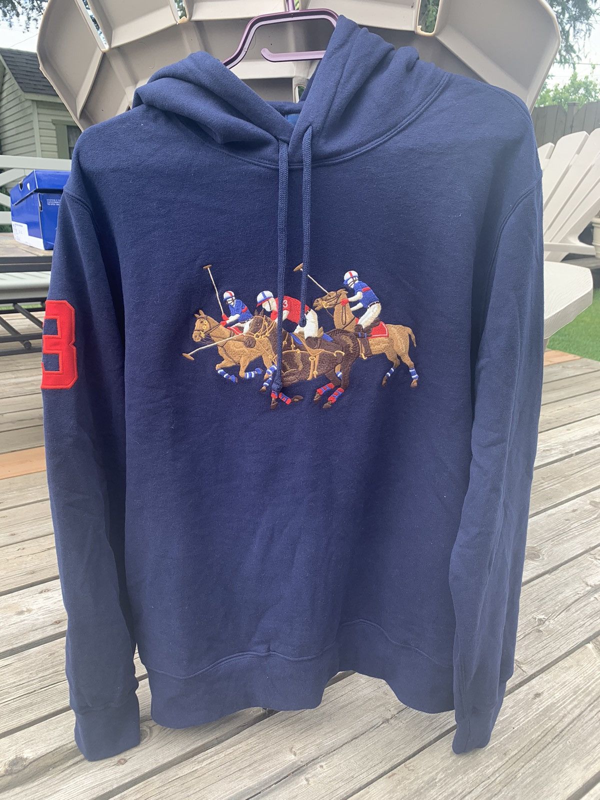 Polo Ralph Lauren Polo Raph Lauren Racing Horses Navy Embroidered | Grailed