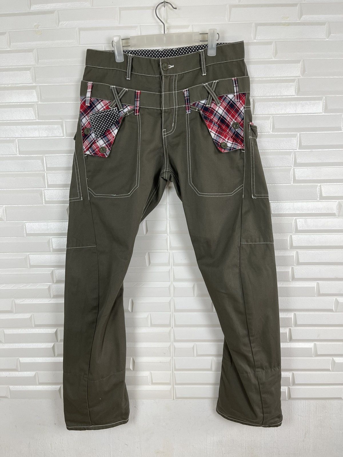 Japanese Brand ❌DELETE TODAY🚨 Rapper Double Waist Streetwear Pants Size US 32 / EU 48 - 9 Thumbnail