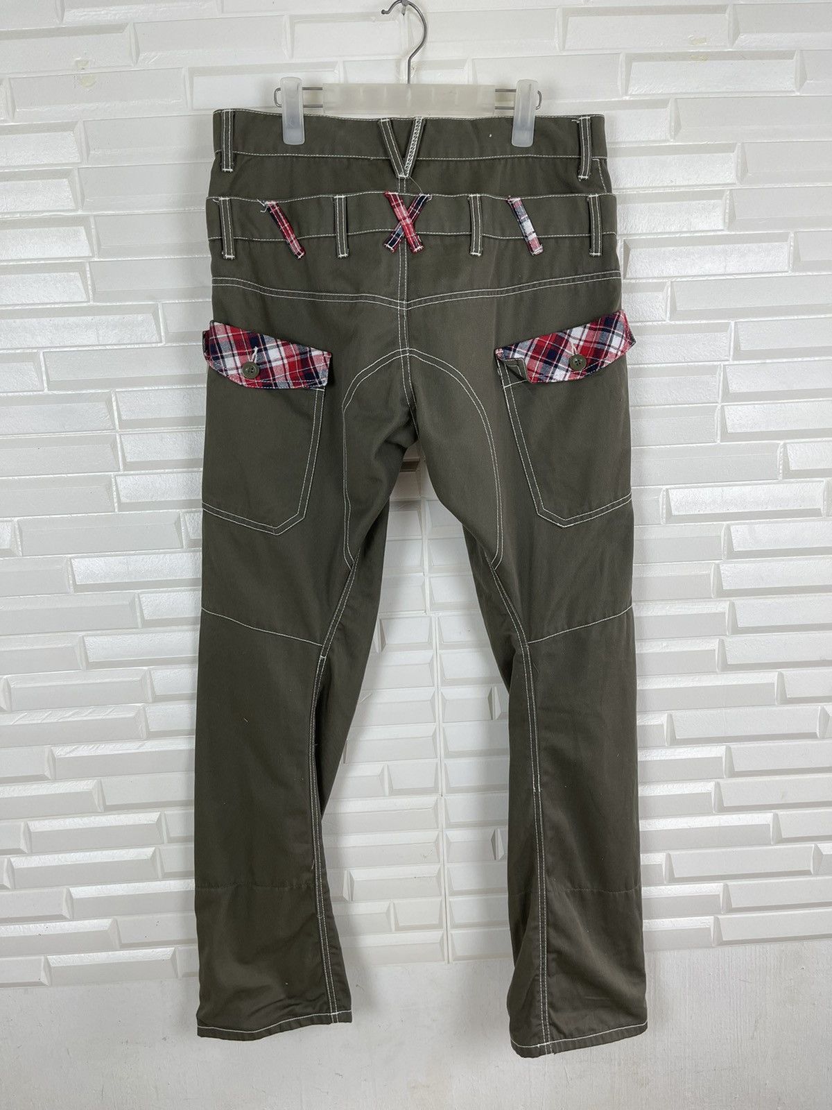 Japanese Brand ❌DELETE TODAY🚨 Rapper Double Waist Streetwear Pants Size US 32 / EU 48 - 7 Thumbnail