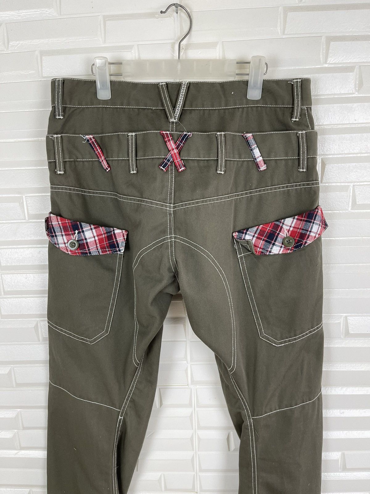 Japanese Brand ❌DELETE TODAY🚨 Rapper Double Waist Streetwear Pants Size US 32 / EU 48 - 3 Thumbnail