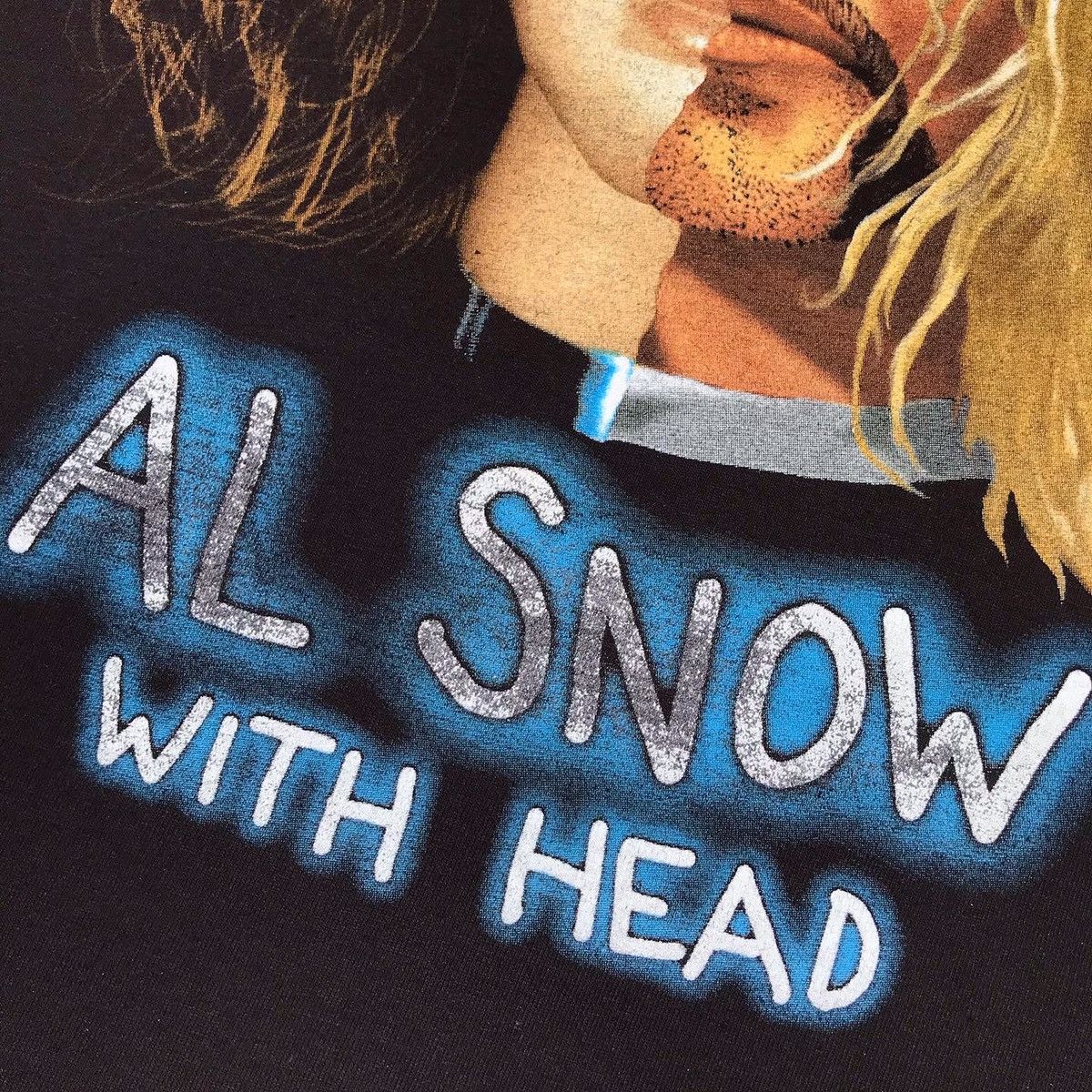 Vintage × WWE × WWF Vintage 1998 Al Snow With Head Tee Size US L / EU 52-54 / 3 - 6 Thumbnail